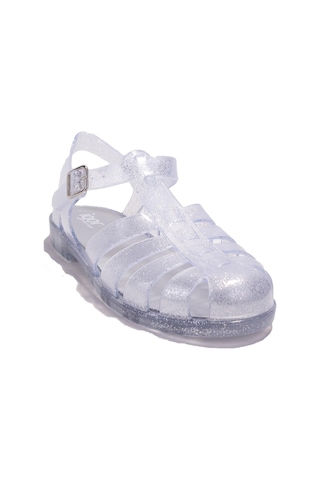 Igor S10262 Bıarrıtz Glitter Beyaz Ortopedik Günlük Kadın Sandalet 001