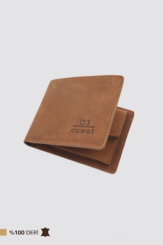 D's Damat Ds Damat Taba Deri Cüzdan 8HC591ORTBC02 Taba