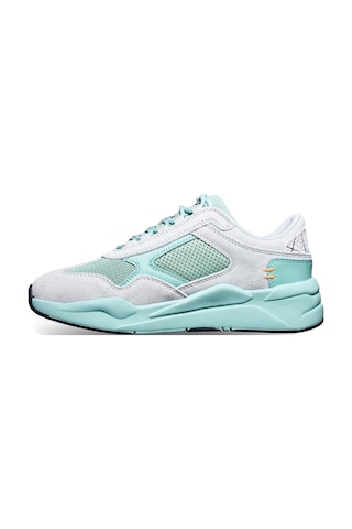 Bathu 10/43 Erkek Deri Sneaker - Pastel Yeşil Yeşil