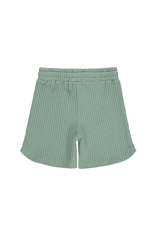 Civil Boys Basic Waffle 10-13 Yaş Şort - Yeşil Çağla Yeşili