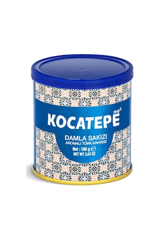 Kocatepe Damla Sakızlı Türk Kahvesi Teneke 100 Gr X 6 Adet Öğütülmüş