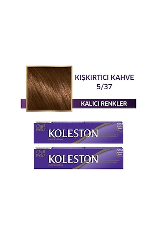 Koleston Tüp Saç Boyası 5/37 Kışkırtıcı Kahve X 2 Adet