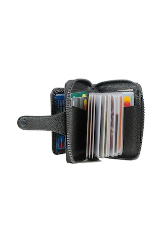 Hobimtek Ht-70 17 Adet Kartlık ve Kağıt Para Bölmeli Suni Deri Erkek Cüzdan