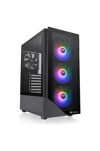 Thermaltake VIEW 200 TG CA-3X3-65M1WE-00 650W 80 + Mid Tower Oyuncu Bilgisayar Kasasıı Siyah