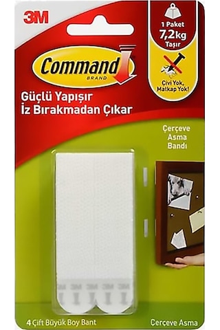 3m 17206 Command Büyük Boy Cırt Bant 3 Paket