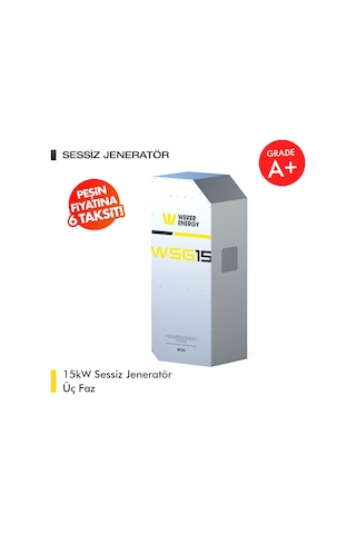 Werer Energy 15kW LiFePO4 Lityum Demir Fosfat Tri Faz Sessiz Jeneratör