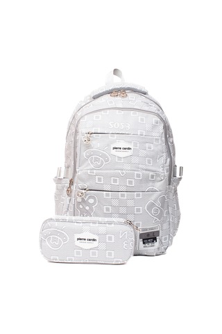 Pierre Cardin Okul Çanta Seti Pcset07pc1773601-gri Gri