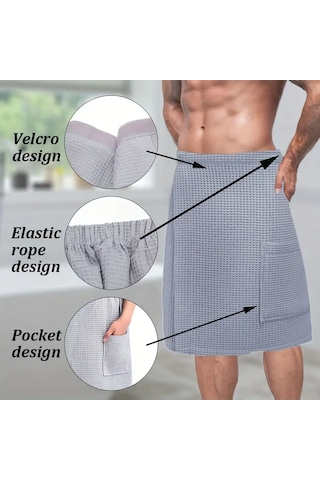 Erkek Mikrofiber Banyo Havlusu Duş Sauna Spa Spor Duş Havlusu