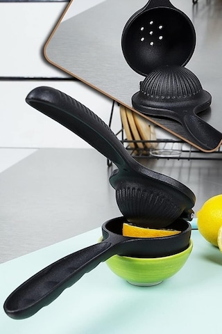 Nishev Demir Döküm Paslanmaz Sıkacak Limon Sıkacağı Portakal Narenciye Sıkıcı Pratik Mutfak Aleti - Nishev-p000290