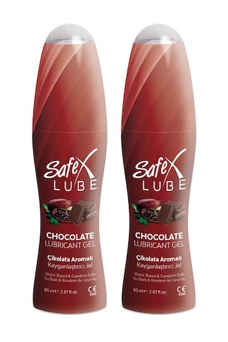 Safex Lube Kayganlaştırıcı Jel Çikolata 85 Ml. 2 Adet