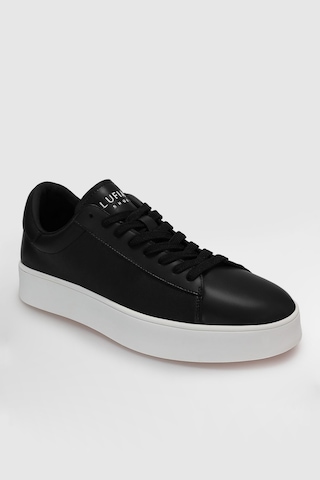 Lufian 111230254 Anton Sneaker Erkek Deri Ayakkabı Siyah