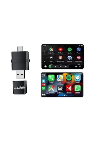 Içi Iphone Cihazlar Için Kablosuz Car Play Adaptörü Çevirici
