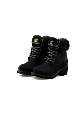 Caterpillar CAT 015Z101217 Nikki Black Nubuk Kadın Günlük Bot 015Z101217-NIKKI-BLACK-NUBUK Siyah