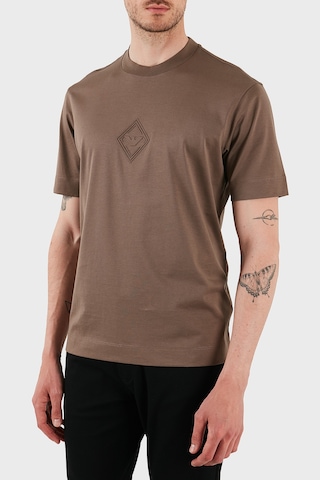 Emporio Armani Erkek T Shirt Em001040 Af13669 U6195 Kahve Kahve