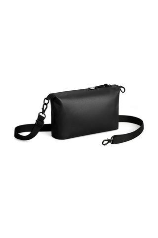 Gaston Luga Lightweight Duoseal Crossbody Omuz Çantası- Black Siyah
