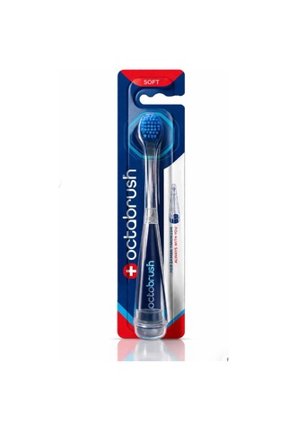 Octabrush Soft Yumuşak Diş Fırçası, Günlük Kullanım İçin Nazik Kıllı, Ağız Bakımı Açık Ahşap