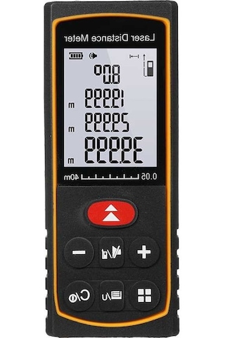 Tongxida 40-100m Taşınabilir Lazer Ölçüm Cihazı - Alan Hacim Hesaplama, M/ft/in Dönüşüm, Hassas Ölçüm