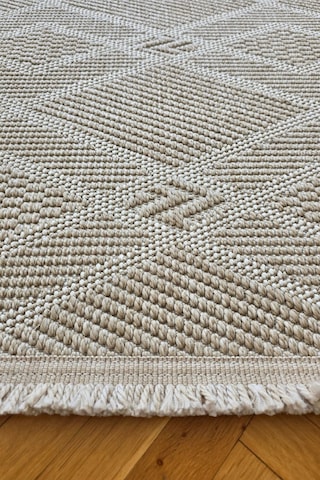 Leiva Home Lara 05 Krem Bej Sisal İskandinav Modern Kaymaz Taban Yumuşak Özel Ölçü Salon Koridor Halısı 0220-krem