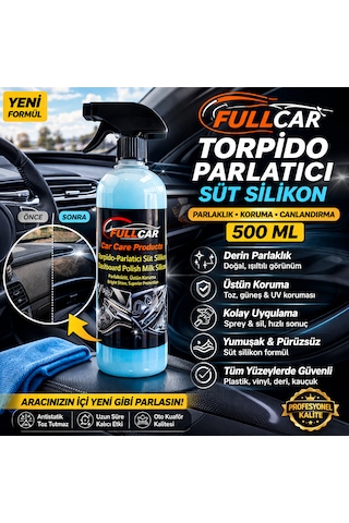 Fullcar Torpido Parlatıcı Süt Silikon 500 Ml