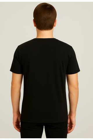 Axxel Erkek Siyah Kısa Kollu-d804 Siyah