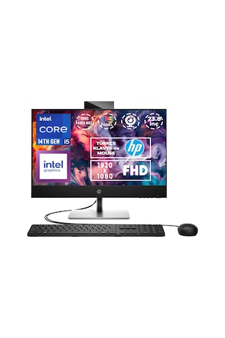 HP ProOne 440 G9 9H6X3ET1 i5-14500T 16 GB 512 GB SSD 23.8" Dos AIO Masaüstü Bilgisayar