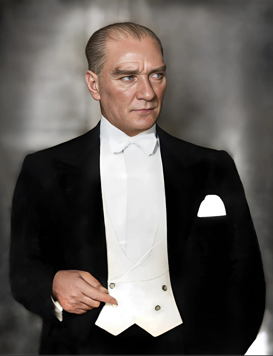 Atatürk Tablo Serisi 10 Çerçevesiz 45x65cm Pvc Tablo