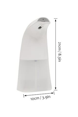 Hombey Otomatik Köpük Sabun Dağıtıcı, Infrared Sensörlü, 250ml Kapasite, Abs Malzeme, Pil Hariç, 996 Modeli Diğer