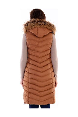 Z6684 Dewberry Bayan Yelek-camel CAMEL