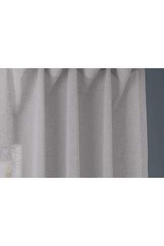 Evdepo Home Kullanıma Hazır Keten Tül Perde (541073060)