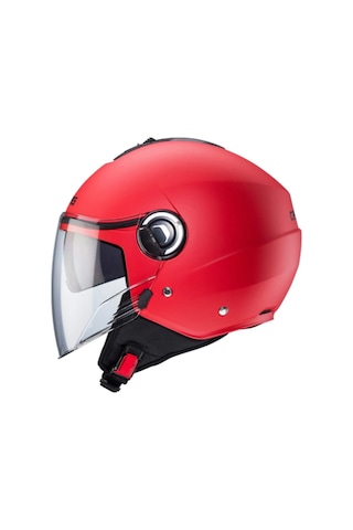 Caberg Riviera V4 Güneş Vizörlü Yarım Açık Motosiklet Kaskı Mat Kırmızı