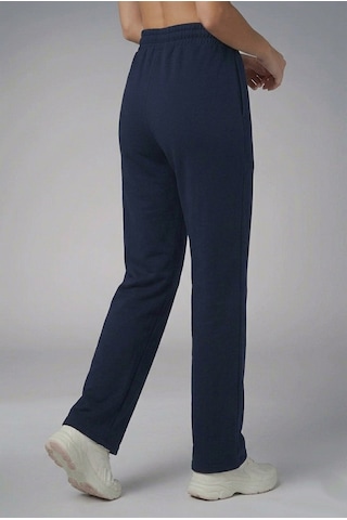 Sapeur Kadın Soft Touch Comfort Fit Bol Paça Spor & Günlük Pantolon Lacivert