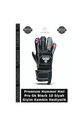 Floranova Premium Hummel Hml Pro Gk Black 10 Siyah Kaleci Ekipmanı Kombin Hediyelik Standart