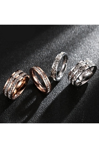 Fastbuy Kızlar Basit Tiyanyum Bilezik, Tek Diyamant, Us 3, Renkli, Kadınlar İçin Çok Renkli