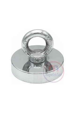 Ø90 Mm Neodimyum Deniz Mıknatısı - 200 Kg Taşıma Gücü