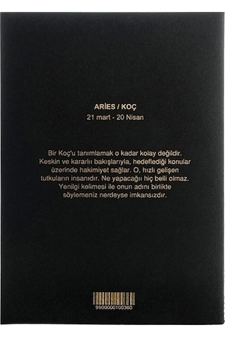 Koç Burcu Yıldız Haritası Defter