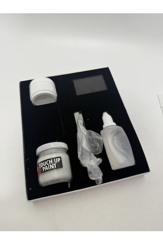 Paint 2 Fix Metalik Beyaz Otomobil Rötuş Boya Polisaj Seti