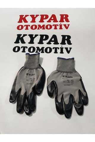 Würth Siyah Mekanikçi Eldiveni Yarı Nitril 5 Takım