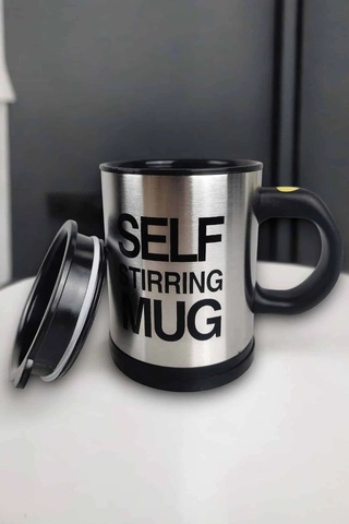 Nm-store Yazılı Mug Kupa Karıştırıcı Özelliği Ve Paslanmaz Çelik Çok Renkli