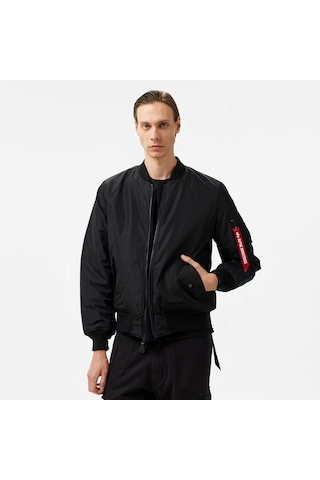 Alpha Industrıes Alpha Industries Reversible Onion Quilted Ma-1 Flight Unisex Siyah Ceket