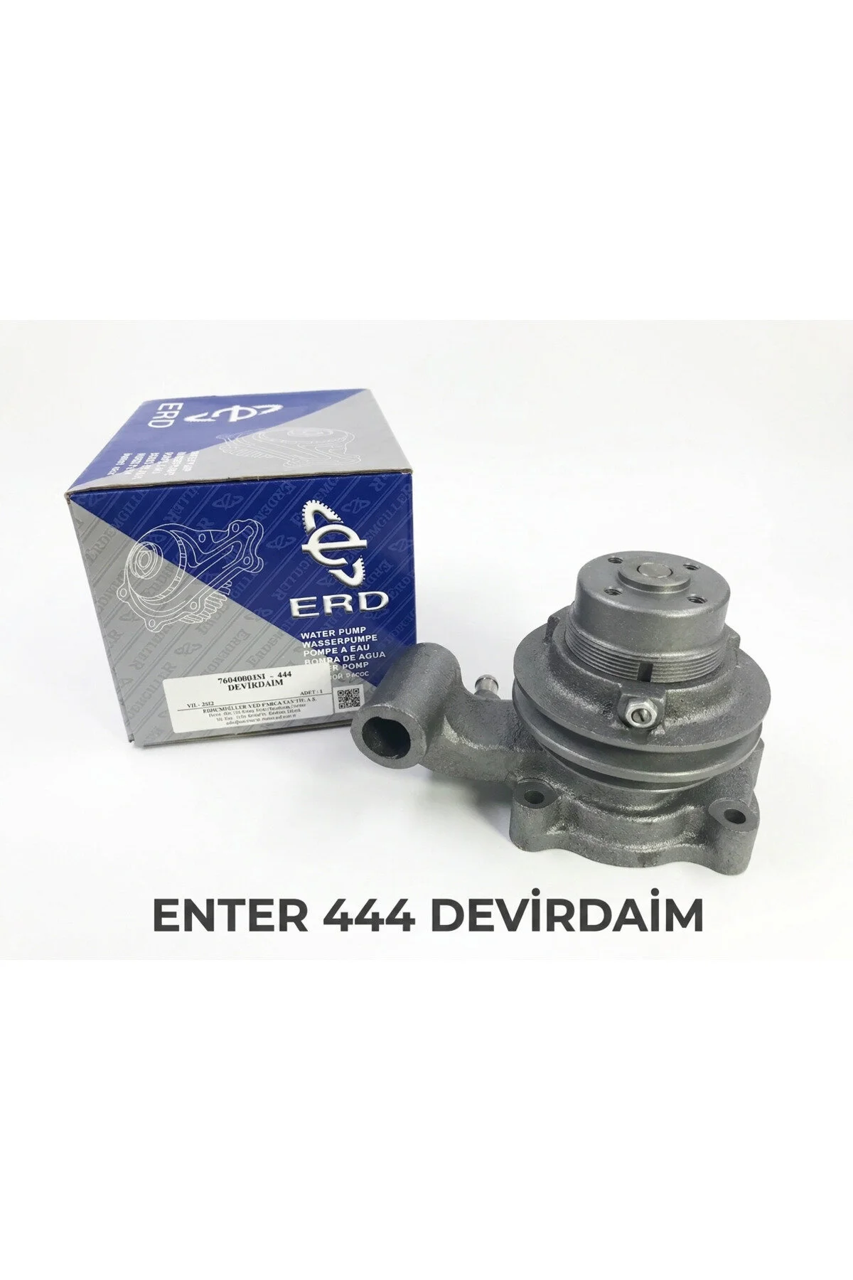 Erter 444 Su Devirdaim Pompası Erdemgil Orjinal Rulmanlı