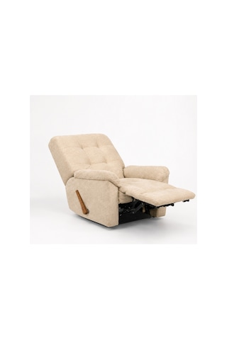 Smarto Relax Ticino Manuel Mekanizmalı Ergonomik Tv Koltuğu Berjer Baba Koltuğu Bej