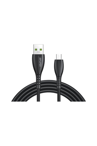 Awei Cl-115m 1m 2.4a Usb İle Mikro Usb Şarj Kablosu