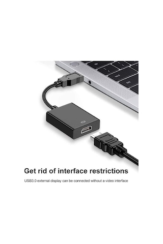 Usb 3.0 To Hdmı Çevirici Dönüştürücü Kablo Adaptör