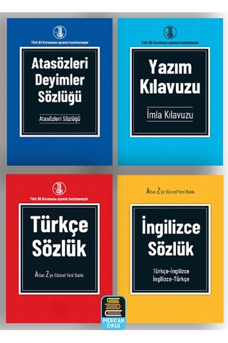 Kelimelerin Dünyası Sözlük Seti Orta Öğretim 4 Kitap A'dan Z...