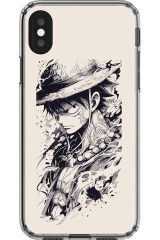 Apple Uyumlu iPhone X Şeffaf Kılıf One Piece Tasarımlı 1 Apple Uyumlu iPhone X Şeffaf Kılıf One Piece Tasarımlı 1