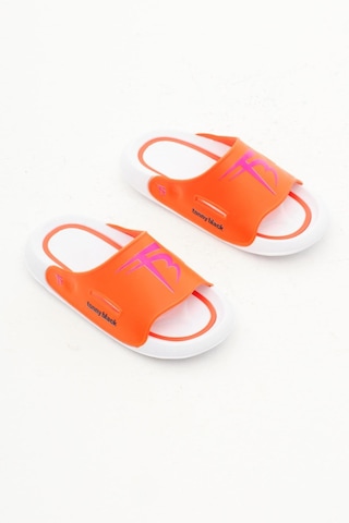 Tonny Black Poıli Taban Logolu Çocuk Unisex Oranj Terlik Tbacr896 Oranj