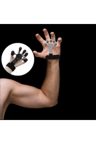 Maoyaya Parmak Ve El Kavrama Güçlendirici Egzersiz Aleti Siyah Altın