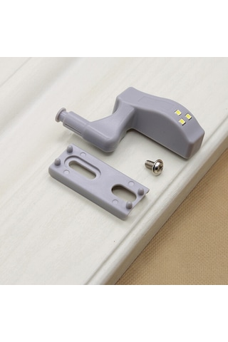 Vkemall Otomatik Hareketli Led Kapi Işığı, Isınma Beyazı, Akıllı Algılama, Pil Yok, Dolap Işıklandırması, Tekli Paket