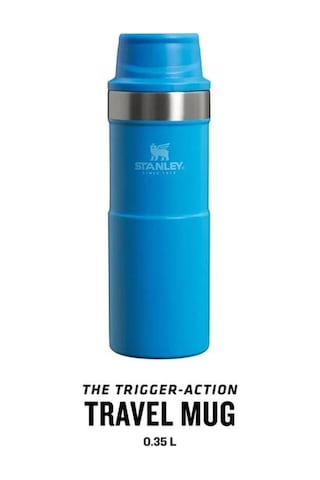 Stanley Klasik Trigger- Action Termos Bardak 0.35 LT Mavi