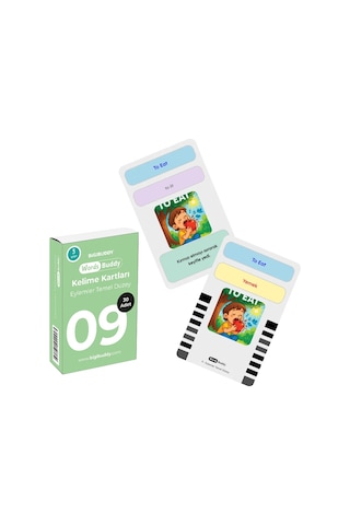 Bigibuddy Wordsbuddy Türkçe İngilizce Kelime Kartları Cümle Kurmaya Başlangıç 90 Kart 3 Lü Set Bigione Cihaz Hariç